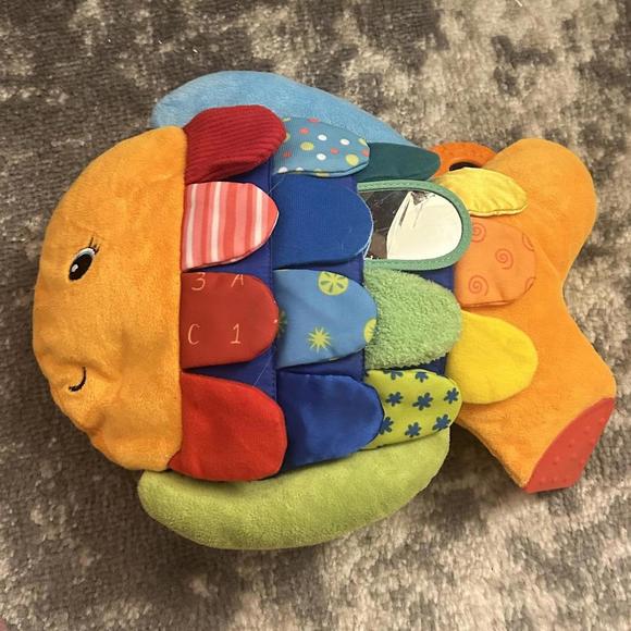Melissa & Doug Plush Flip Fish Baby Toy - Picture 1 of 3